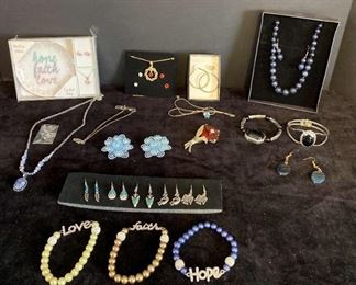 Vintage Jewelry, Sterling Silver Pieces, And Costume Jewelry