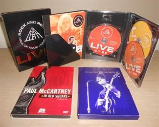 Live Rock CDs and DVDs