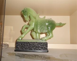 Jade Horse Statue