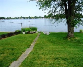 This is the view of the lake from the house.