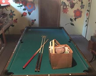 Pool Table and Accessories