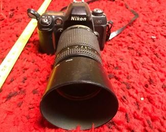 Nikon N Eighty with Extended Lens
