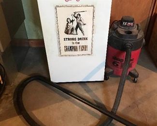 Dorm Fridge And Shop Vac