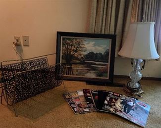 Painting Lamp Magazines and Magazine Rack