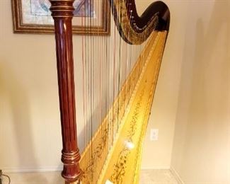 UPDATE:  HARP HAS BEEN SOLD!      BEAUTIFUL Venus Grand concert harp,  model #75 - This is the only item that we are allowed to PRE-sell.