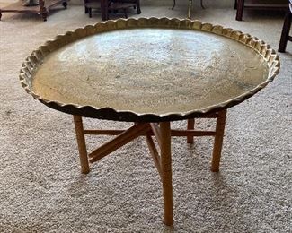 Large Vintage Moroccan tray table 