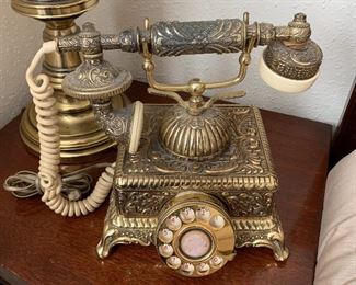 Onyx French Provincial Style Telephone