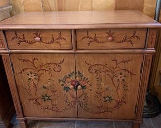 Paint Decorated Cabinet