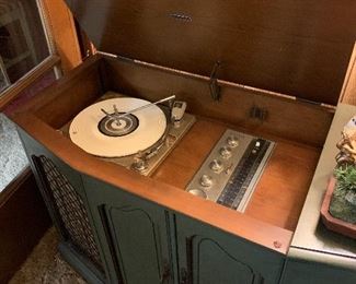 Vintage Console Stereo/Record Player