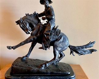 Frederic Remington bronze statue Bronze Sculpture