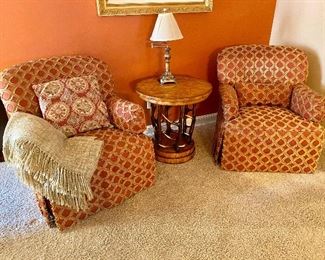 Arm chairs and table