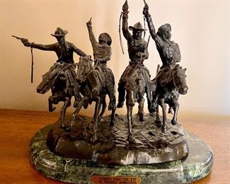 Frederic Remington bronze sculpture