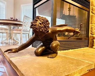 Bronze Statue signed N. Toor
Statue of Cupid