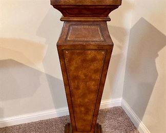 Leather pedestal