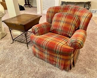 Howard Miller Plaid chair