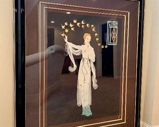 ERTE Embossed signed 