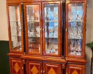 Illuminated Curio Hutch