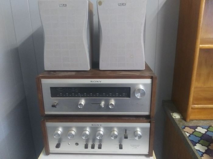 Chatham, NY Sony FT5000F tuner & vintage integrated amp with cases