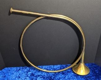 Curved Brass Bugle Horn