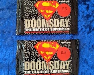 Sealed Death of Superman Trading Card Packs