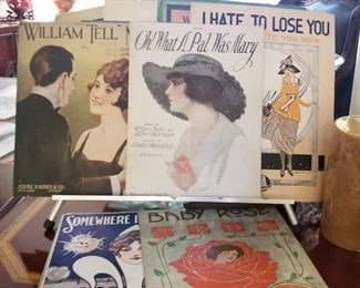 Covers Vintage of Sheet Music
