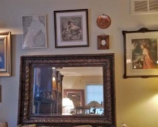 Framed Mirror, Lamps, Framed Art, Oil Paintings, Lamp