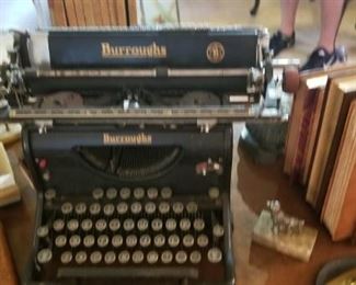 Burroughs Typewriter, Desk Sets, Books