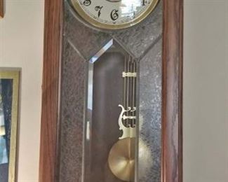 Ansonia Wall Clock with Beveled Glass