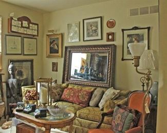 Overview of Art, Sofa, Coffee Table, Dutch Spice Rack