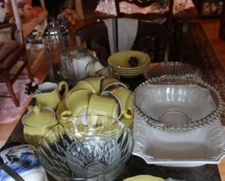 Plates, Cups, Serving Dishes, Candlewick