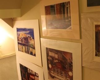 Photos and Watercolors and Pin and Ink Art