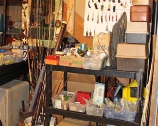 Fishing Items, Rods, Lures, Tackle Boxes, More