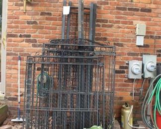 Wrought Iron Fencing and Gate