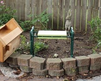 Mailbox and Garden Stool