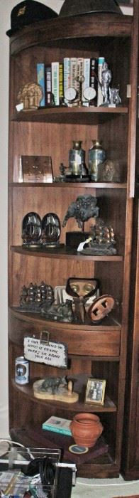 Book Ends, Clock, Stereographs and Viewe, rBooks, Clock, Vases,  Stereograph Viewer