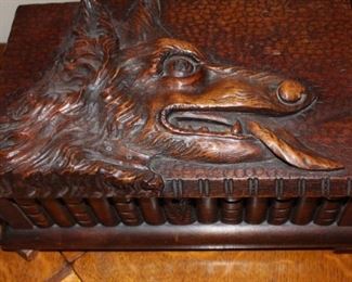 Wood Decorator Carved Box belonging to Tyrone Power