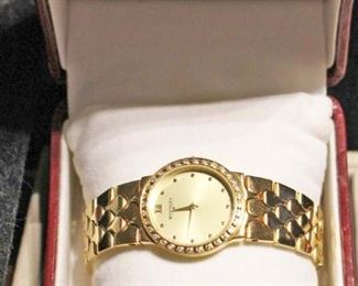 Diamond Wittnauer Watch and 925 Gemstone Bracelet