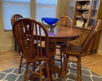 Bar Height - 42” rd x 38” h