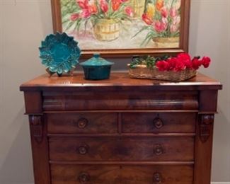 Vintage Chest - Solid Wood -47”w x 20.5”d x 44.5”h