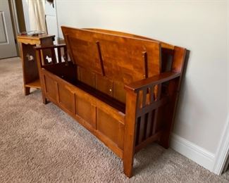 Hinged seat - 50”w x 18”d x 30” h