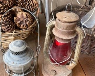 Vintage Light and Lantern