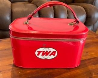 Vintage TWA Flight Bag