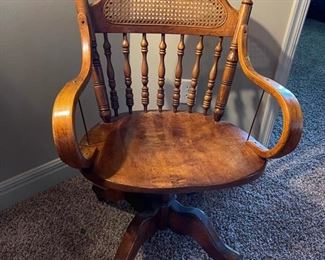 Unique Bentwood Arm Desk Chair