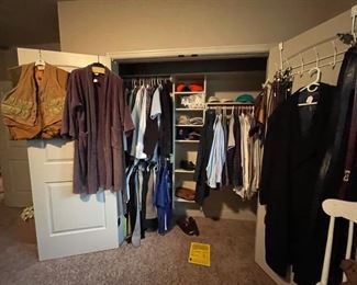 One of Two Men’s Closets