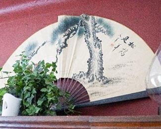 large decorative fan