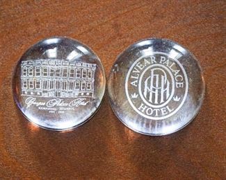 Alvear Palace Hotel paperweights