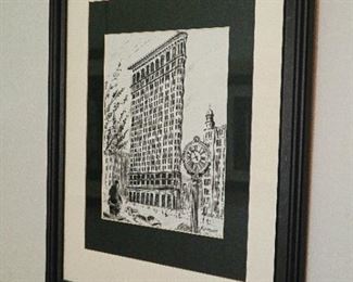 Series of NYC black and whites signed