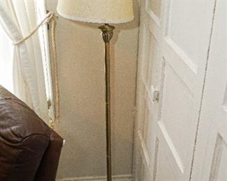 standing brass lamp