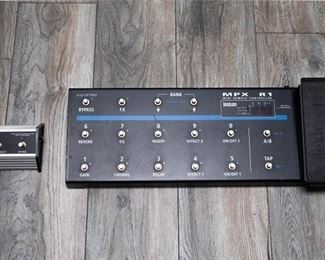 Vintage Fender Channel Select Reverb Foot switch P N 0028122000   +  One (1) of two (2) Lexicon MPX R1 Floorboard MIDI Controller