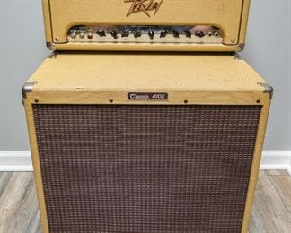 Peavey Classic 410E Cabinet with the same amp head as previous image
